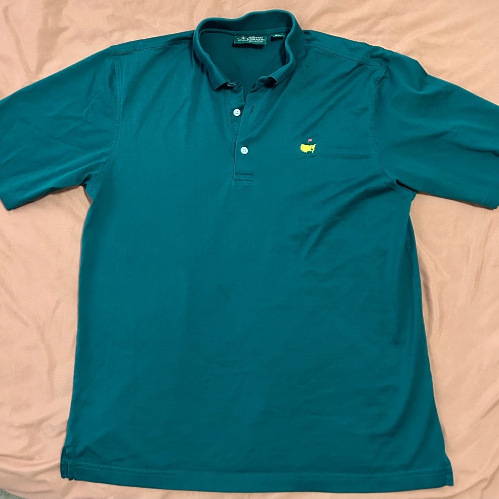 Men's Masters Green Polo